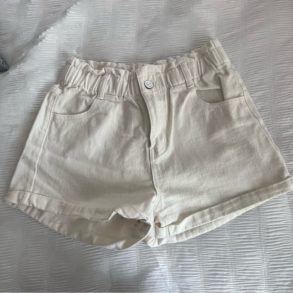 Wishlist High Waist White Denim Shorts size M